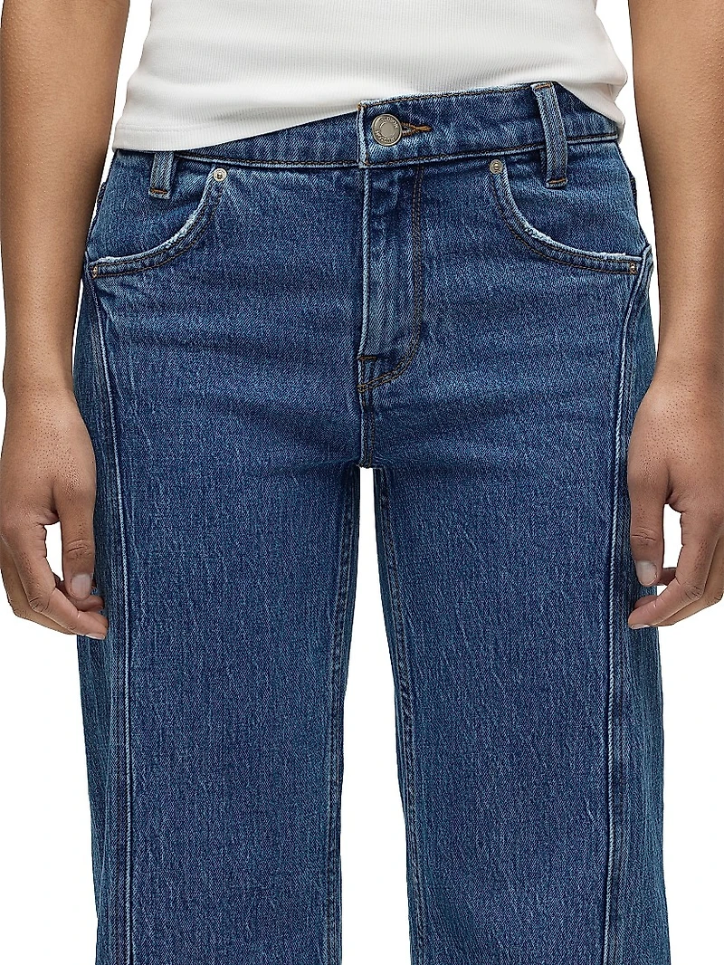 Lexi Seamed Straight Jeans