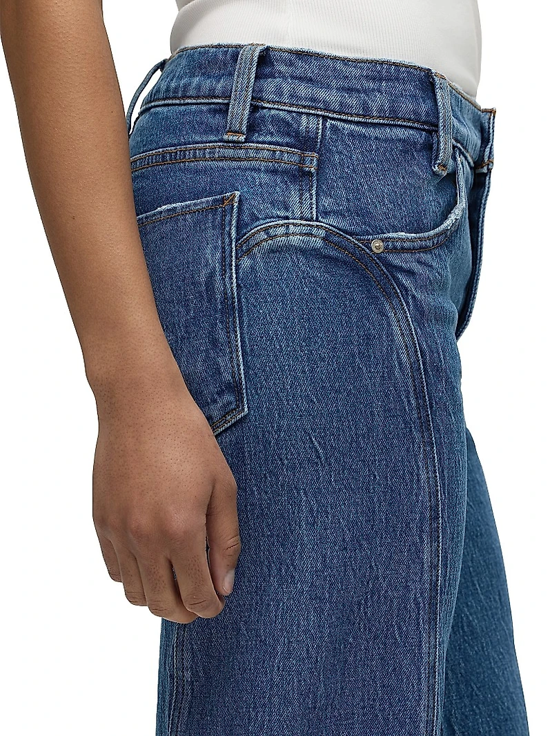 Lexi Seamed Straight Jeans