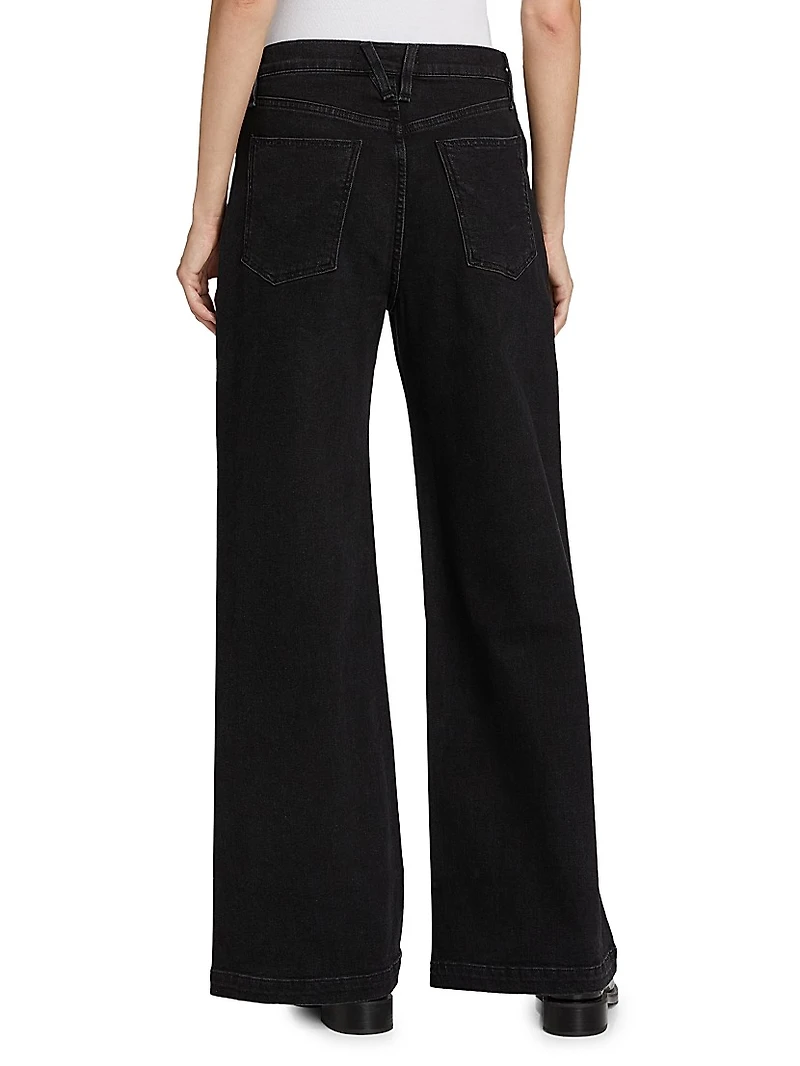 Jodie High-Rise Stretch Wide-Leg Jeans