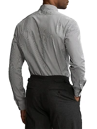 Striped Cotton Button-Up Shirt