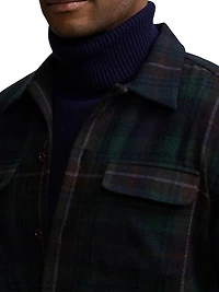 Plaid Cashmere Shirt
