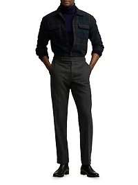 Plaid Cashmere Shirt