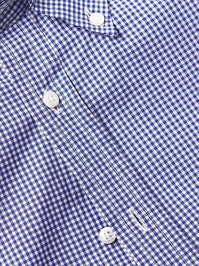 Bengal-Striped Cotton Poplin Shirt