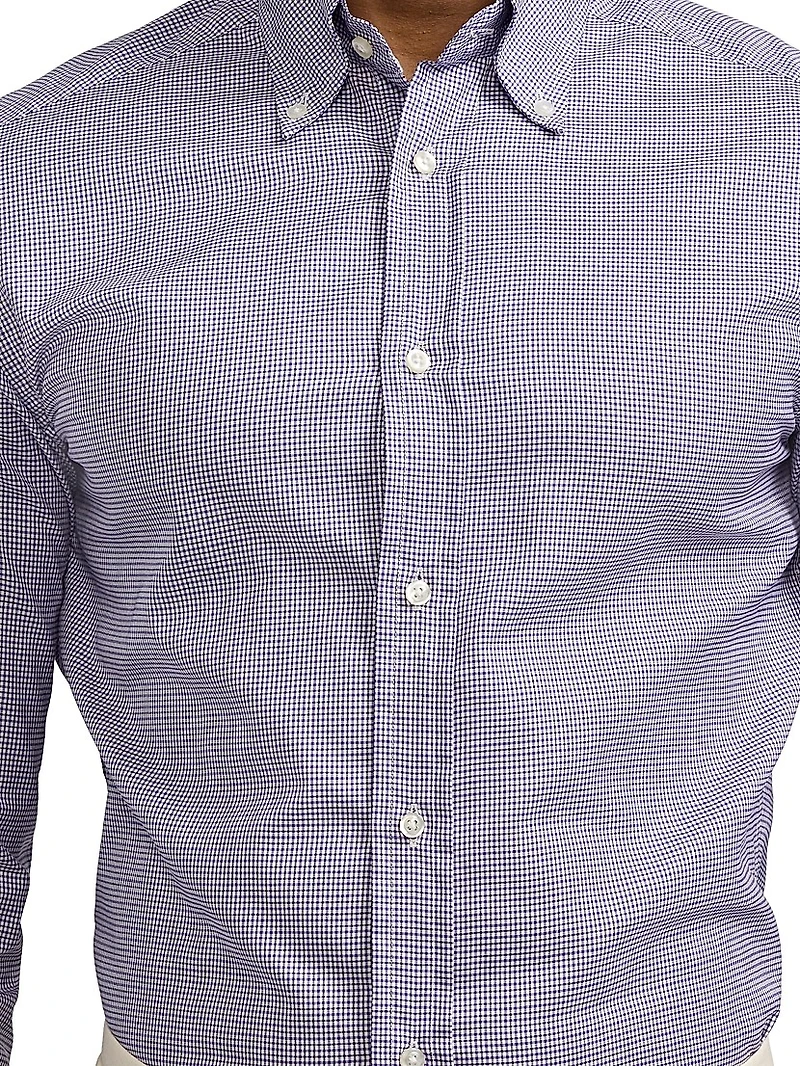 Journey Plaid Button-Down Shirt
