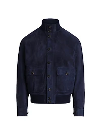 Calloway Suede Bomber Jacket
