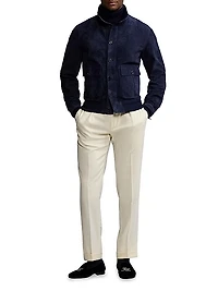 Calloway Suede Bomber Jacket