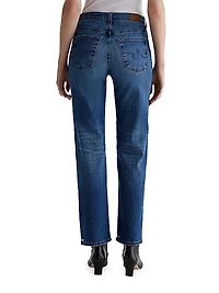 Brinley Mid-Rise Straight-Leg Jeans