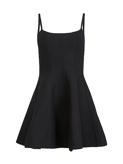 Knit Fit & Flare Minidress