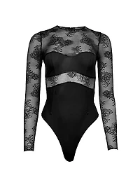 Bouquet Lace Stretch Bodysuit