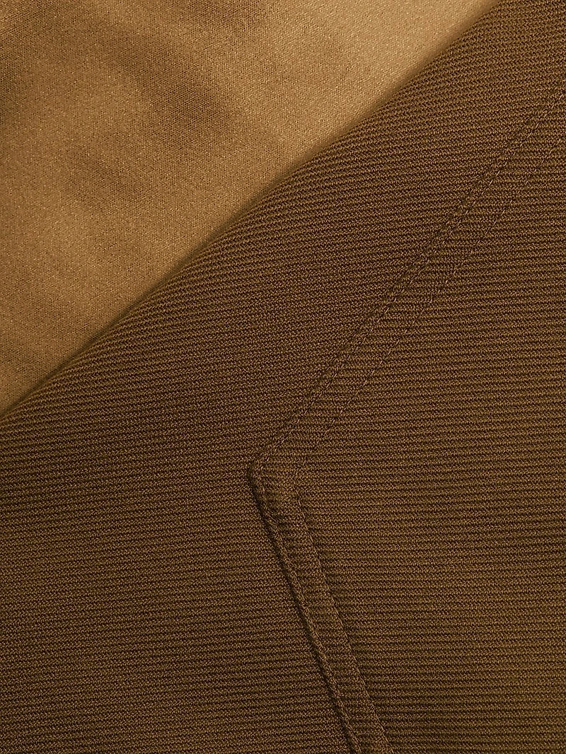 Tatum Metallic Zip-Front Skort