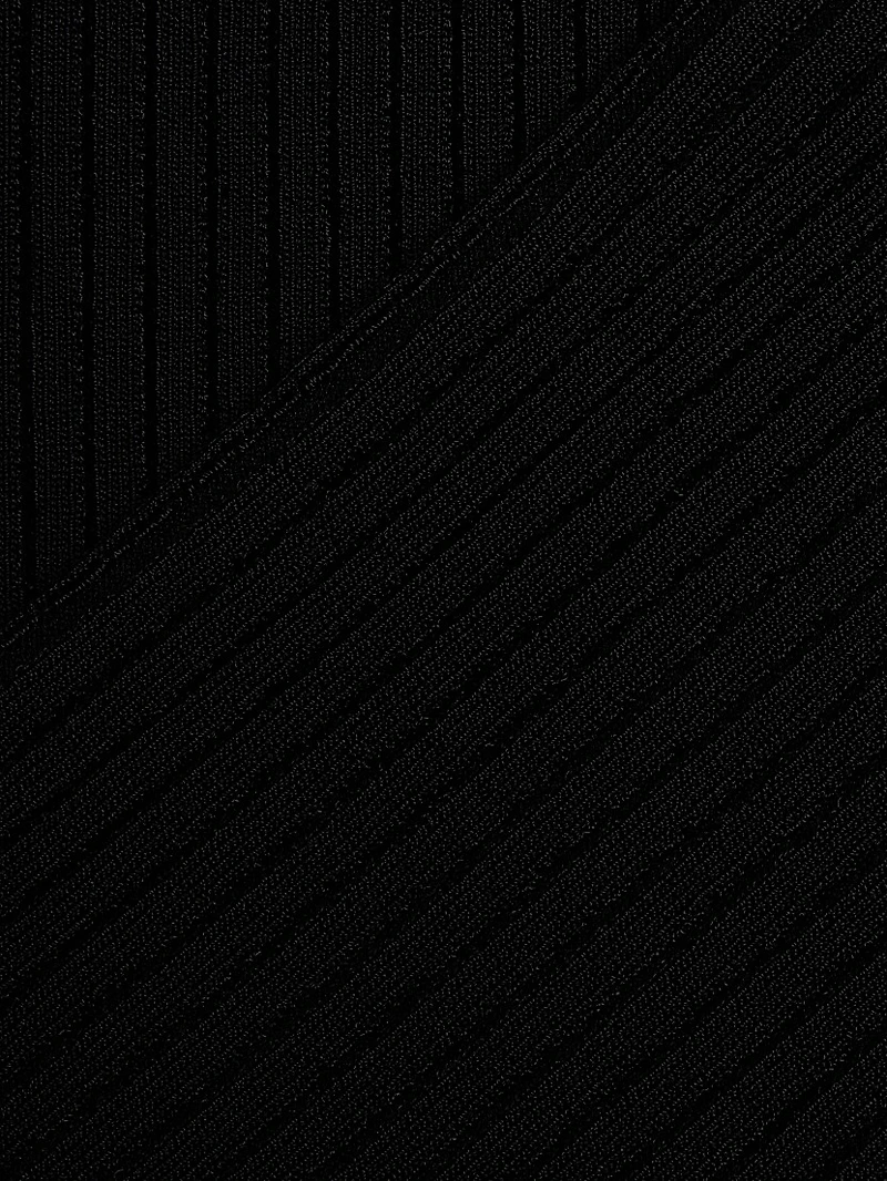 Rooney Rib-Knit Cut-Out Shoulder Top