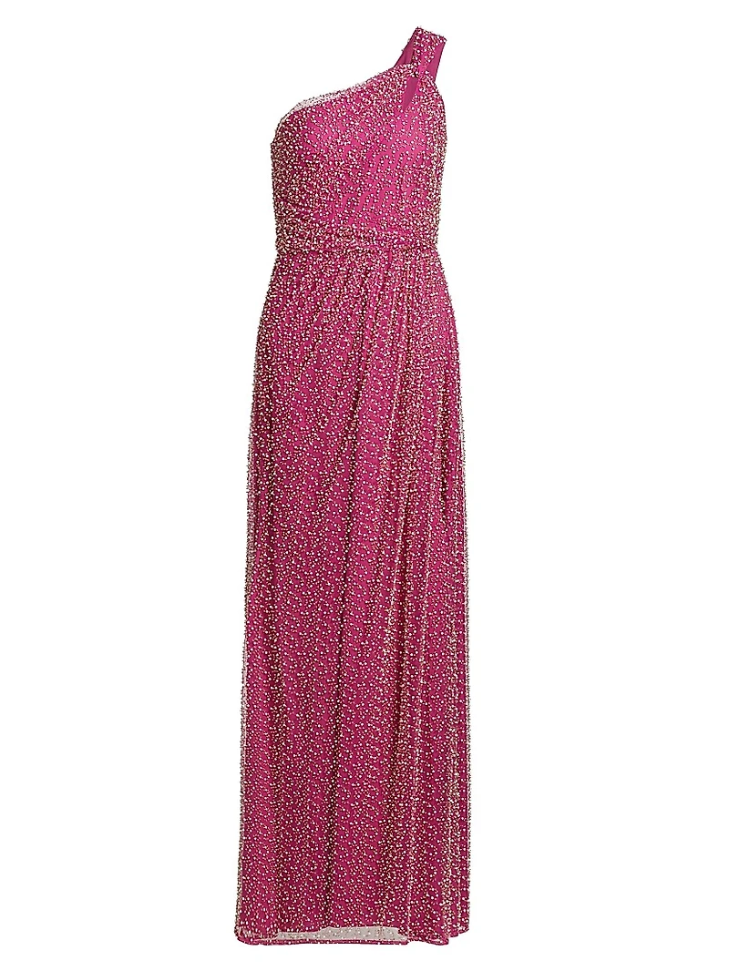 Amber Twisted A-Line Gown