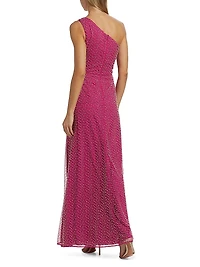 Amber Twisted A-Line Gown