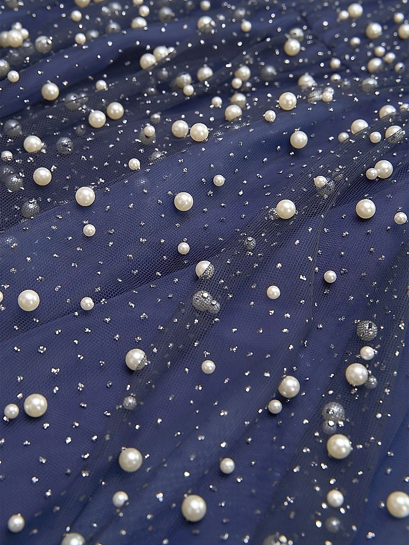 Tatiana Embellished Crisscross Halterneck Midi-Dress