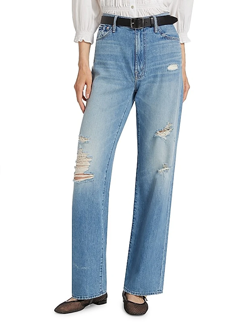 The Dodger Sneak Distressed Denim Jeans