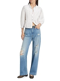 The Dodger Sneak Distressed Denim Jeans