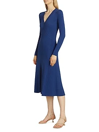 The Vanessa Rib-Knit Midi-Dress