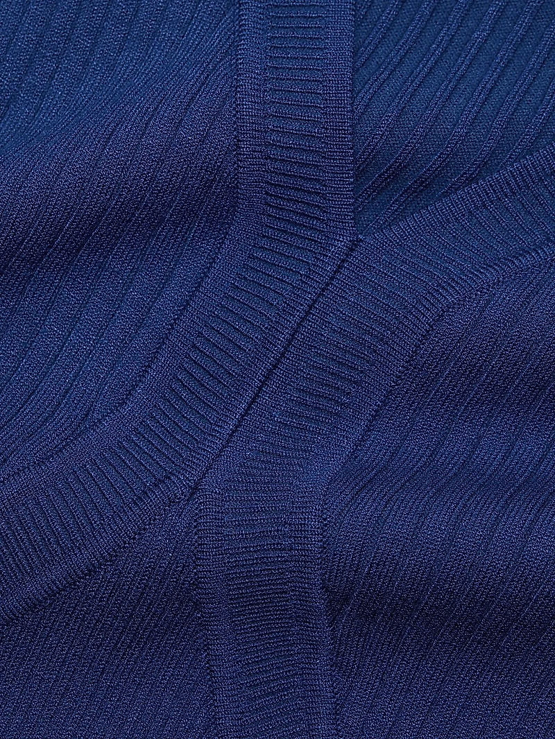 The Vanessa Rib-Knit Midi-Dress