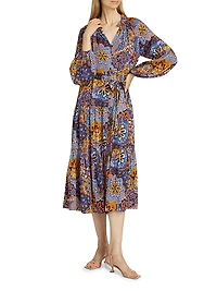 The Sienna Paisley Silk Dress