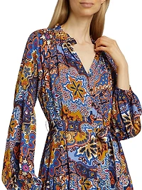 The Sienna Paisley Silk Dress