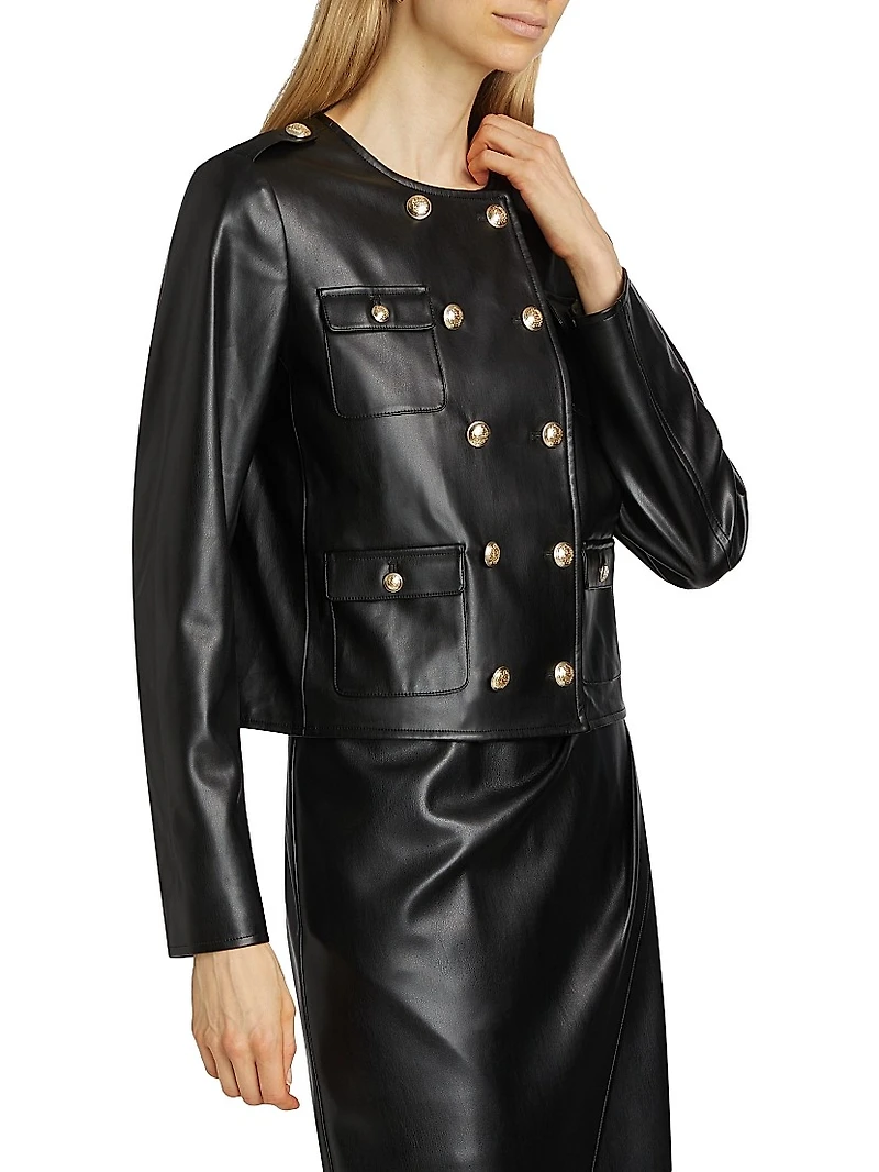 The Drea Vegan Leather Jacket