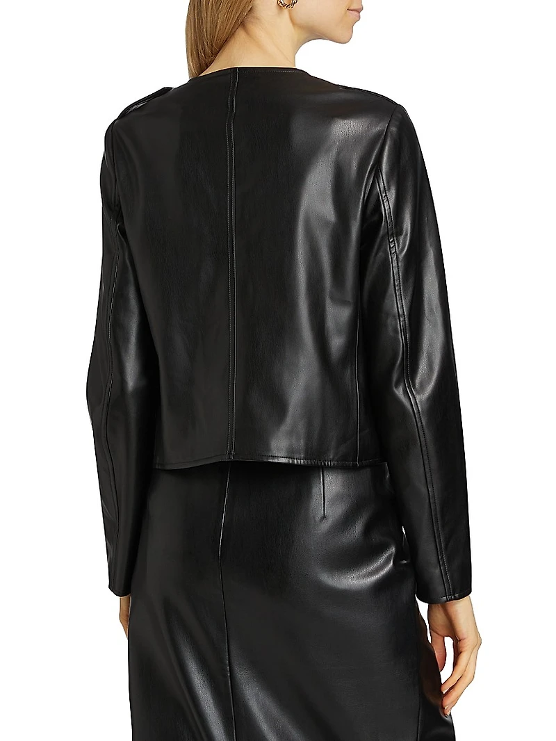 The Drea Vegan Leather Jacket