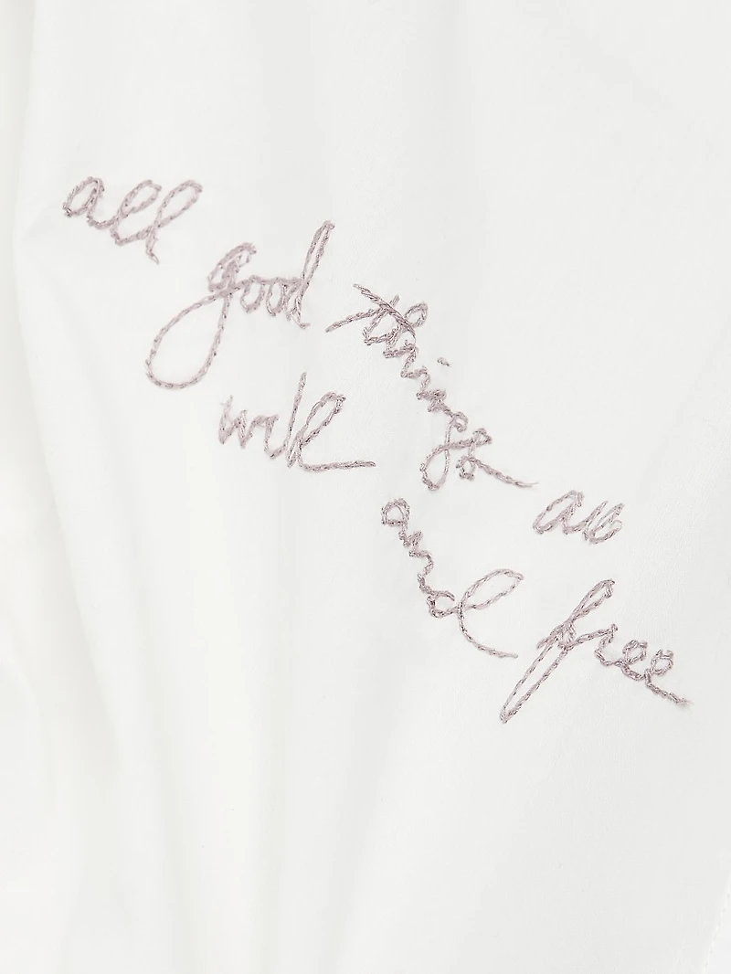 All Good Things Are Wild And Free Cotton Shirt