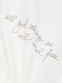 All Good Things Are Wild And Free Cotton Shirt