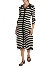 Morrissey Striped Midi-Dress