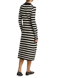 Morrissey Striped Midi-Dress