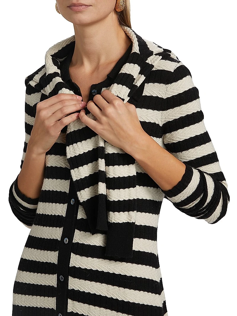 Morrissey Striped Midi-Dress