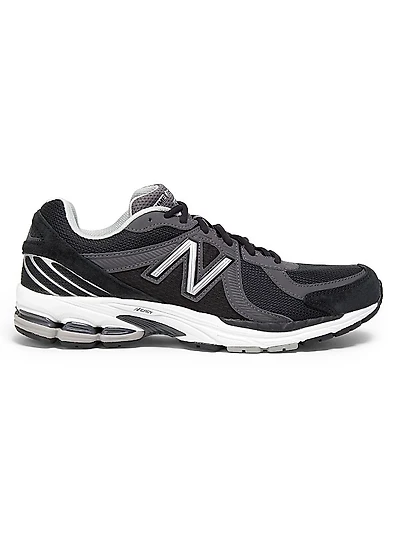 Comme des Garçons x New Balance MR860 Leather-Mesh Sneakers