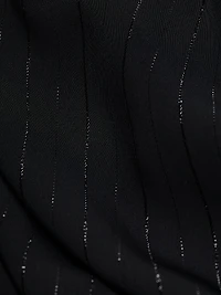 Oliver Pinstriped Tie-Waist Jacket