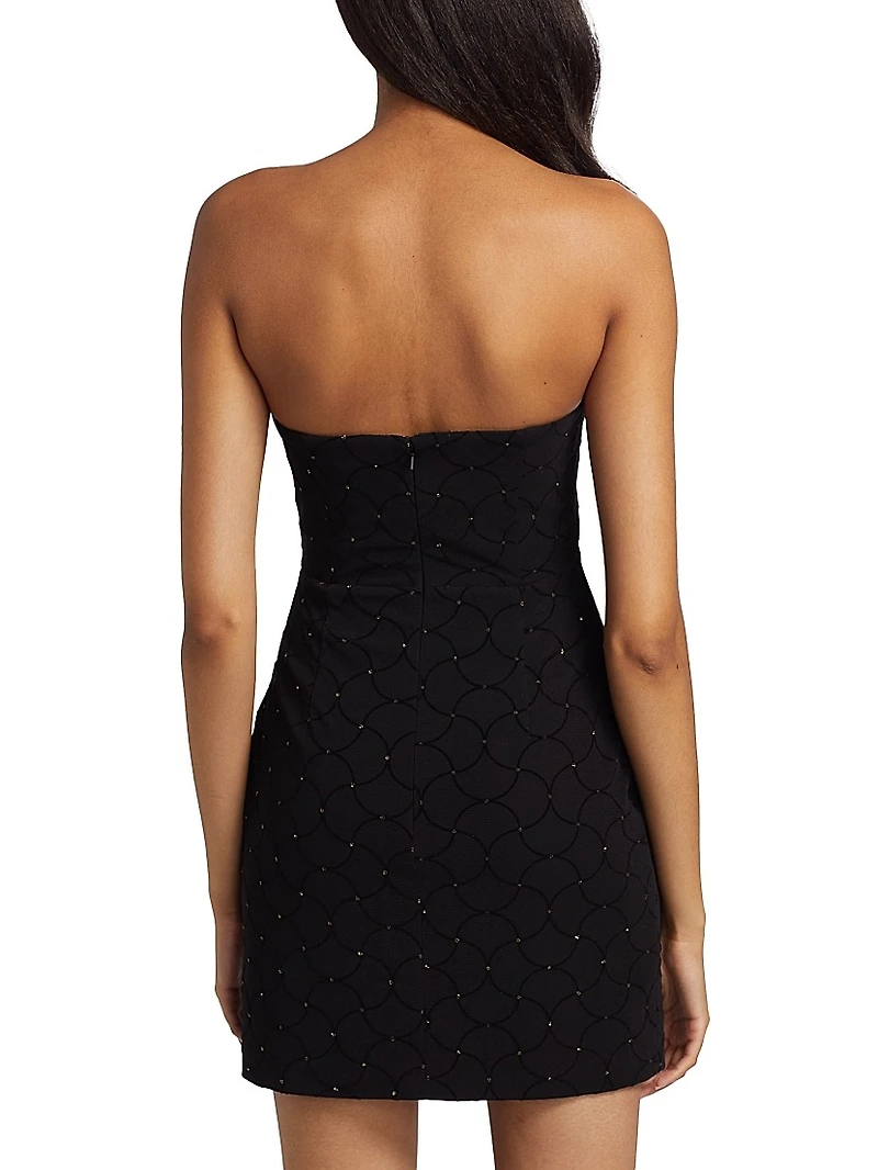 Boaz Sequined Off-The-Shoulder Minidress