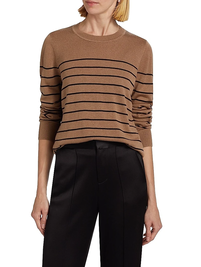 Lucinda Striped Crewneck Sweater