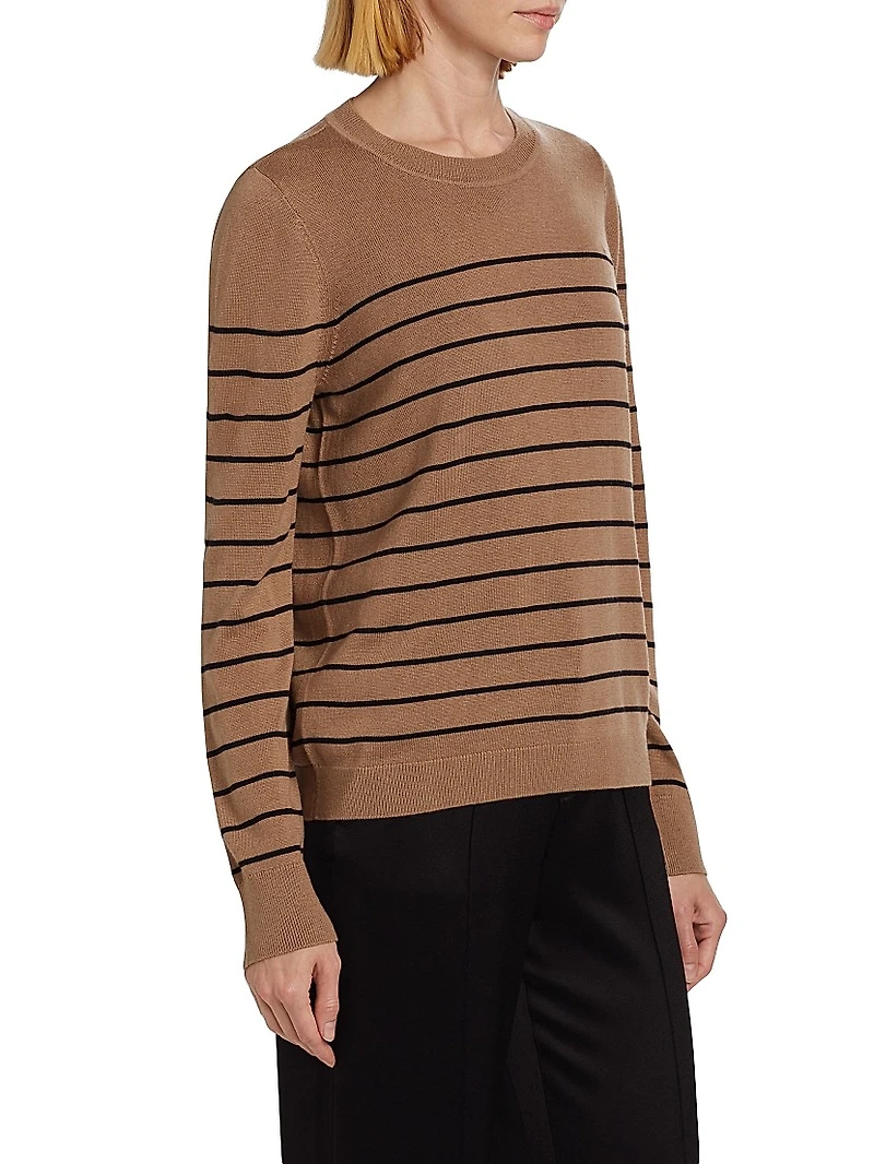 Lucinda Striped Crewneck Sweater