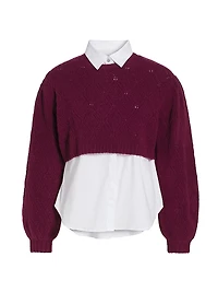 Landry Knit Layered Sweater