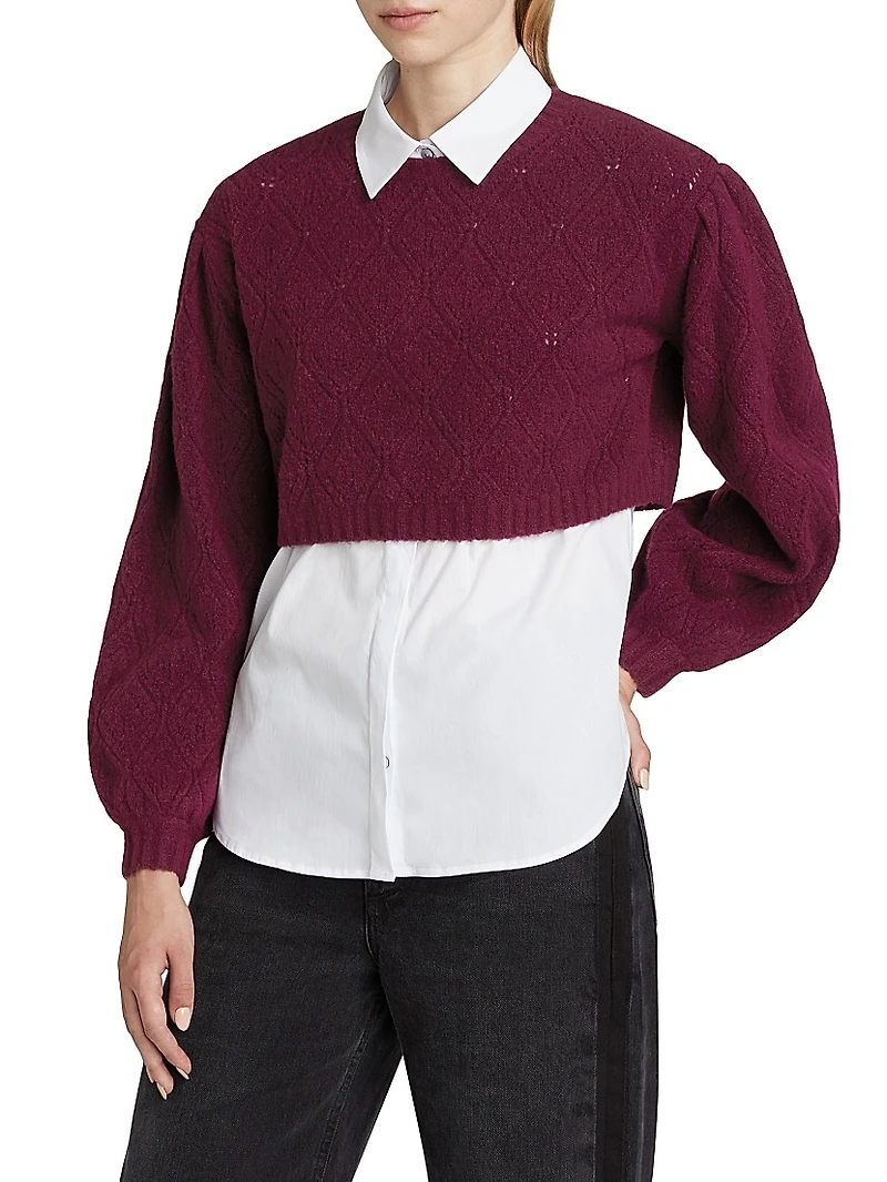 Landry Knit Layered Sweater