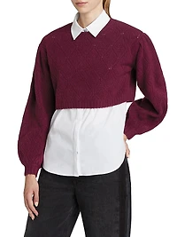 Landry Knit Layered Sweater