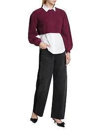 Landry Knit Layered Sweater