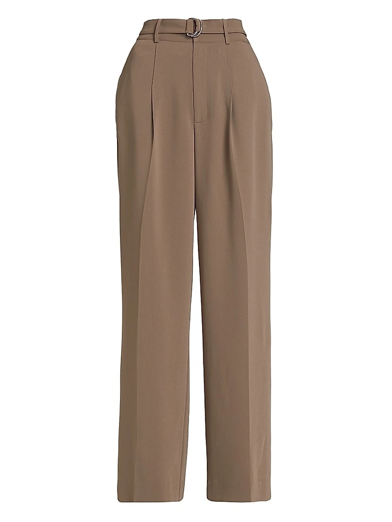 Genna Belted Crepe Pants
