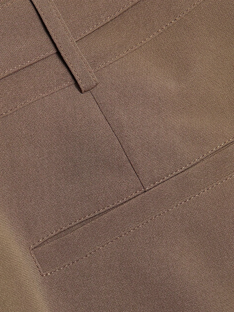 Genna Belted Crepe Pants