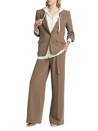 Genna Belted Crepe Pants