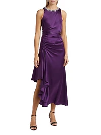 Georgie Silk Midi-Dress