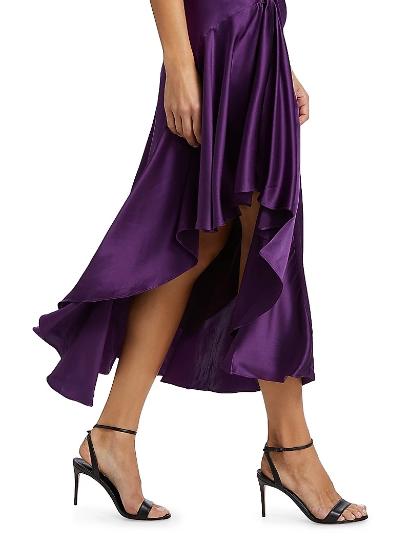 Georgie Silk Midi-Dress