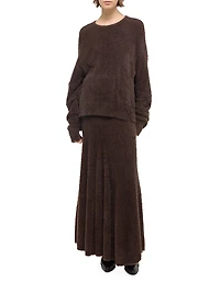 Apex Oversized Eyelash Crewneck Sweater