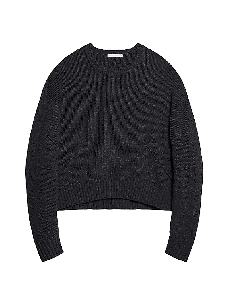 Apex Chunky Wool-Cashmere Crewneck Sweater