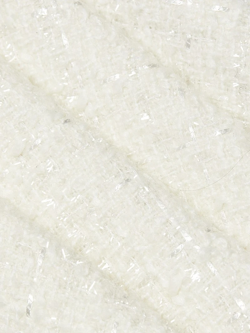 Chara Two-Tone Tweed Midi-Dress