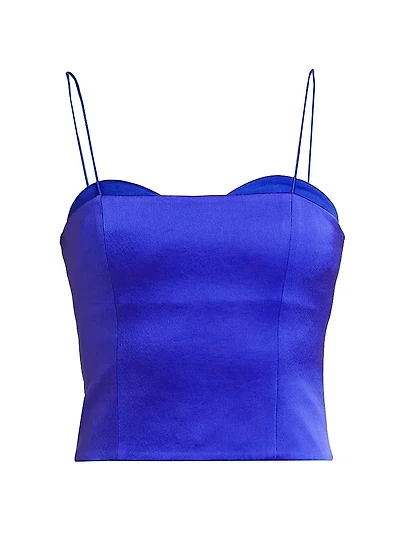 Ada Peekaboo Bustier Cropped Top