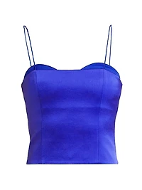 Ada Peekaboo Bustier Cropped Top